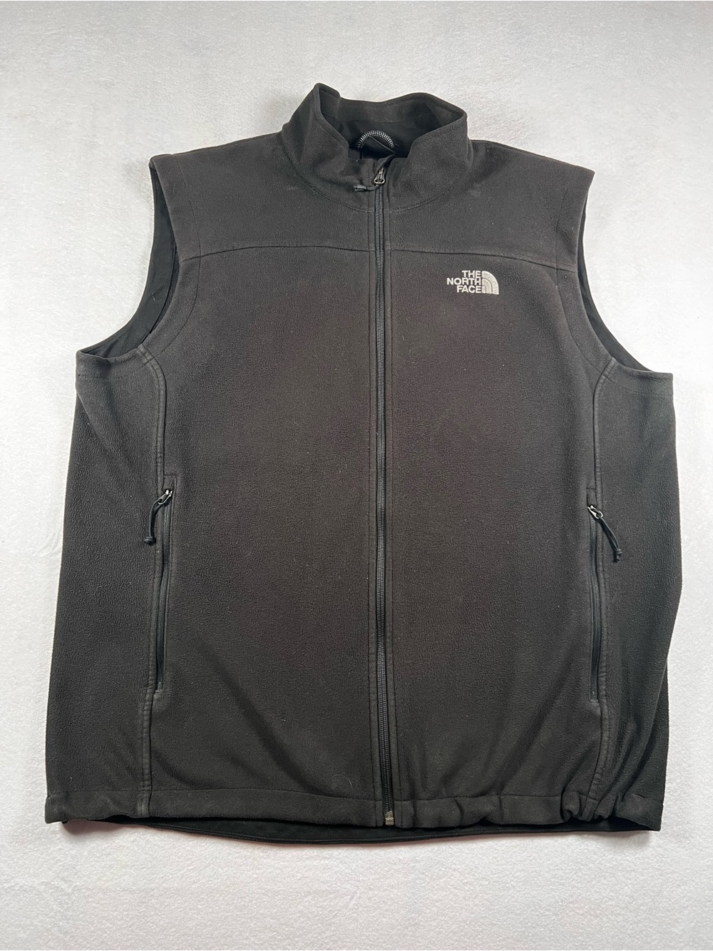 The North Face Men’s XL Black Fleece Vest Full Zip Gorpcore Outdoor Hiking